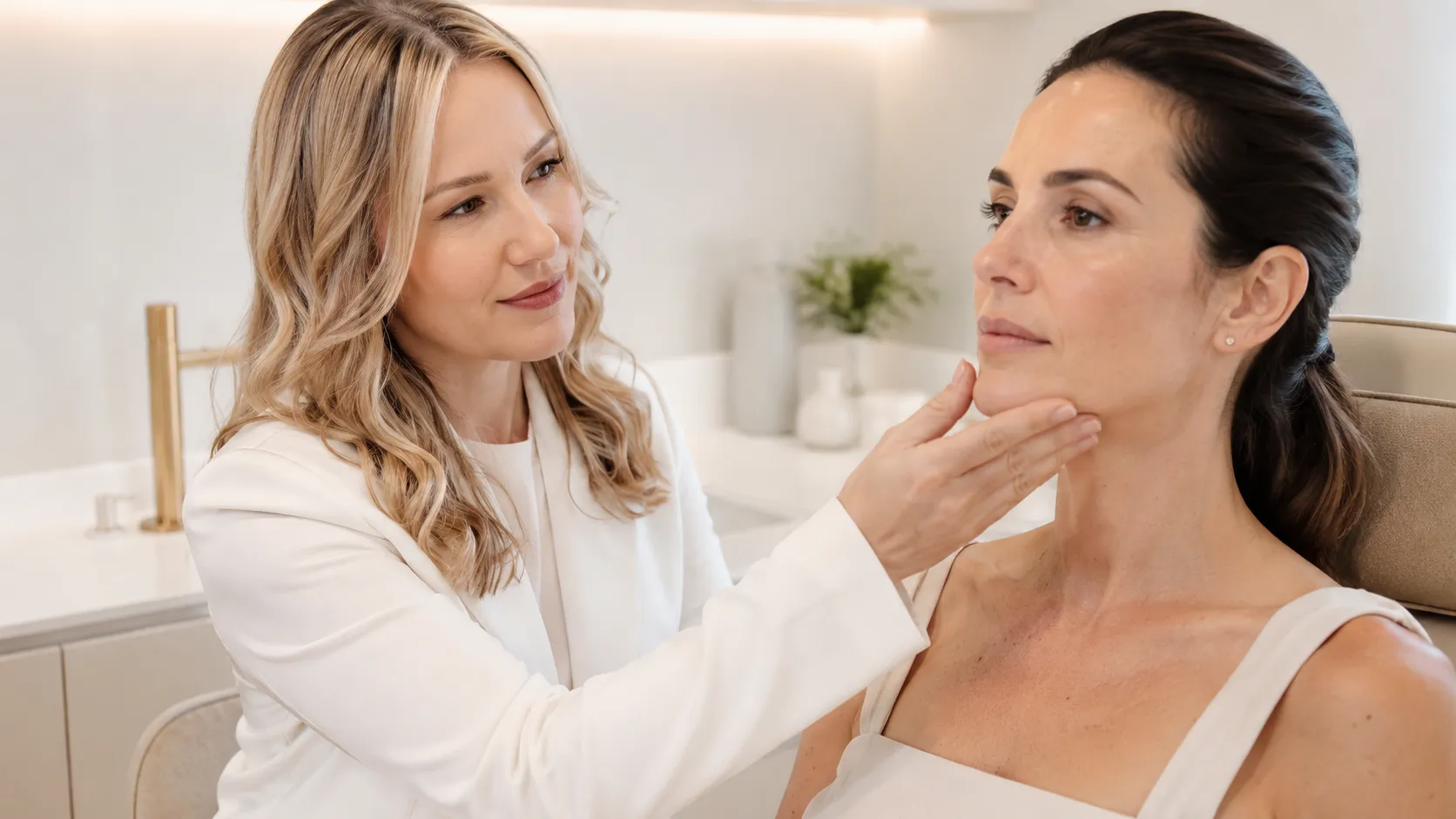 Avaliação facial personalizada para linhas de expressão Avaliação facial para linhas de expressão em clínica de estética em Palhoça