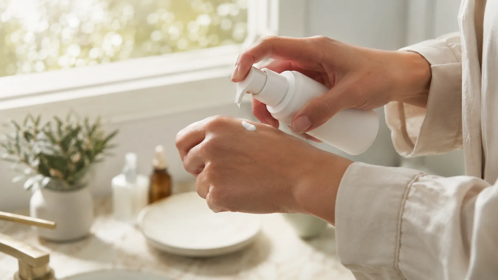 Cuidados domésticos após peeling coreano Fotoproteção diária em casa após peeling coreano